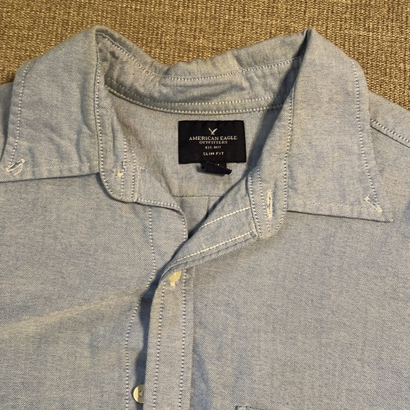 Men’s American Eagle Long Sleeve Button up - Picture 2 of 2